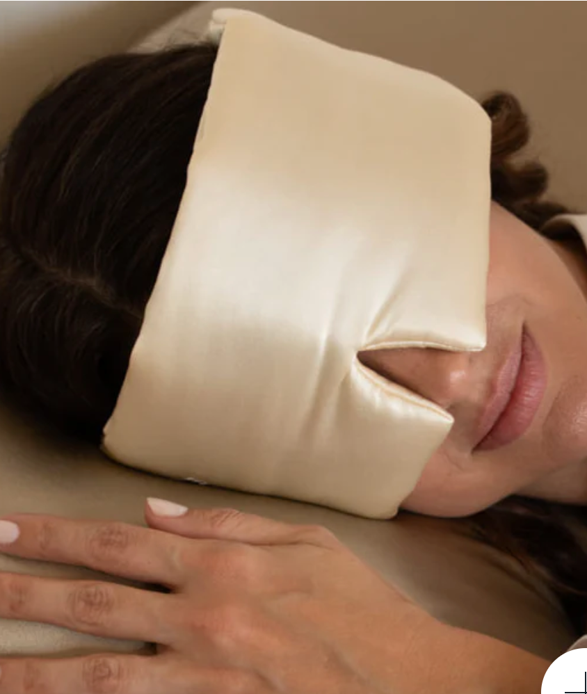 Sügava une mask, magamismask, silmaklapid, siidist magamismask, siidist silmaklapid, reguleeritav magamismask