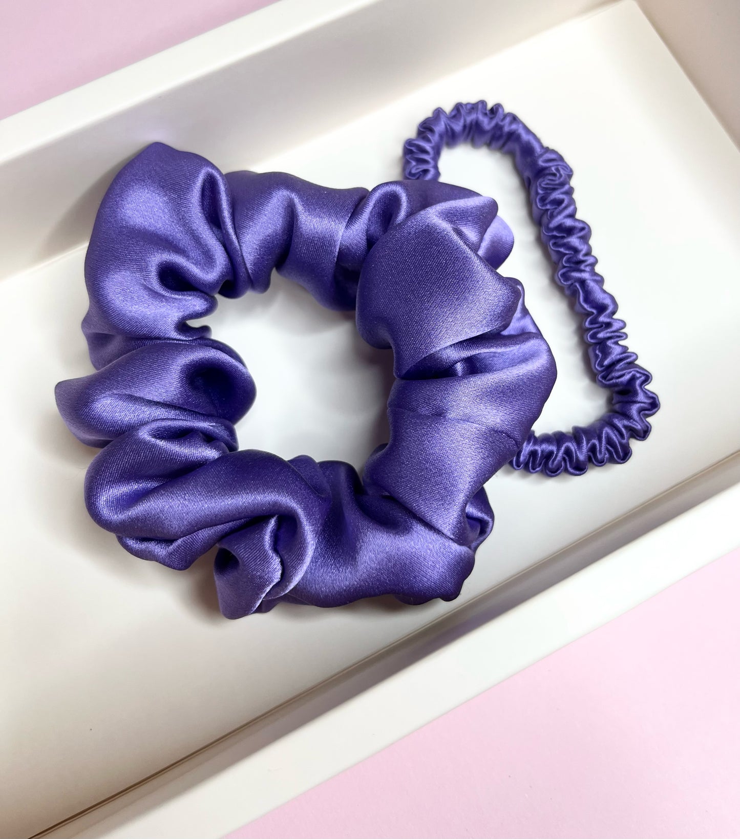 Silk scrunchies