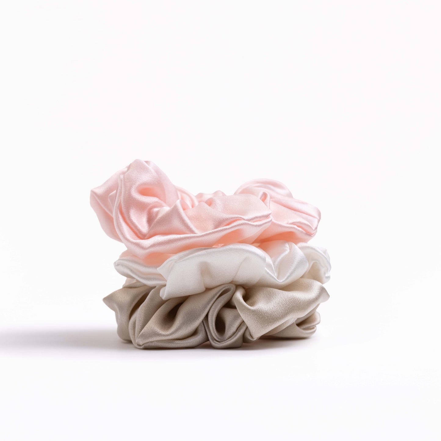 Silk scrunchies